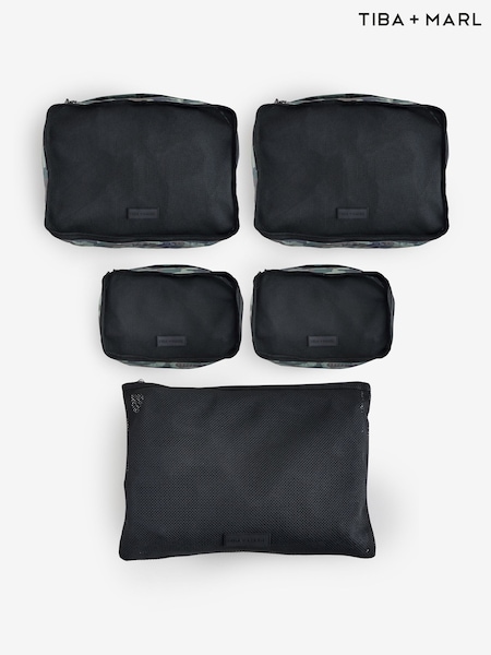 Tiba + Marl Green PACKING CUBES SET (V31291) | £48