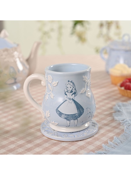 Widdop Blue Disney Alice in Wonderland Embossed Mug Alice (V31299) | £18