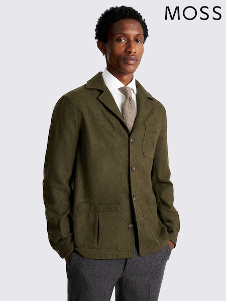 MOSS Lime Green Shacket (V31403) | £100