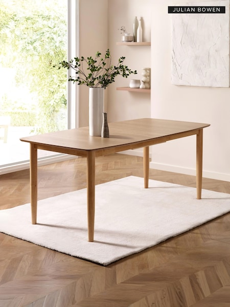Julian Bowen Brown Theia Extending Dining Table (V31517) | £405