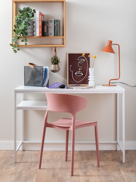 Present Time Pink Fain Dining Chair (V31944) | £53