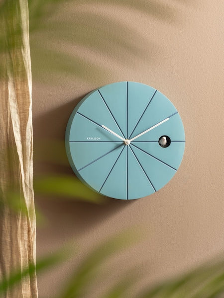 Present Time Air Blue Destacado Cuckoo Wall Clock (V31945) | £69