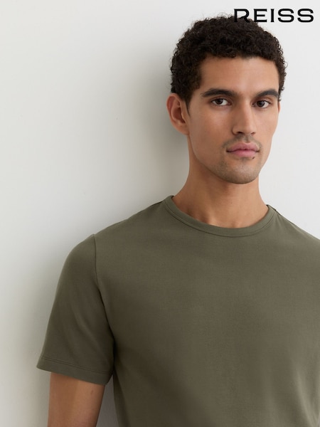 Reiss Khaki Green Joe T-Shirt (V32064) | £45