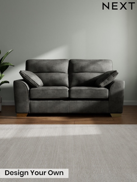 Monza Faux Leather Easy Clean/Dark Grey Stamford Highback (V32294) | £1,199