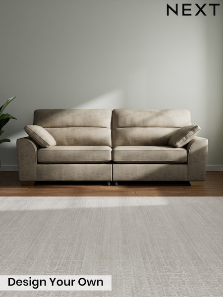 Monza Faux Leather Easy Clean/Mink Brown Stamford Highback (V32297) | £1,399