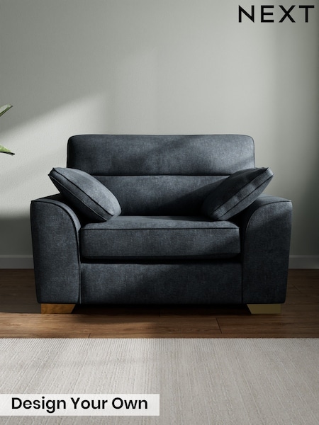 Plush Chenille/Slate Blue Stamford Highback (V32302) | £899