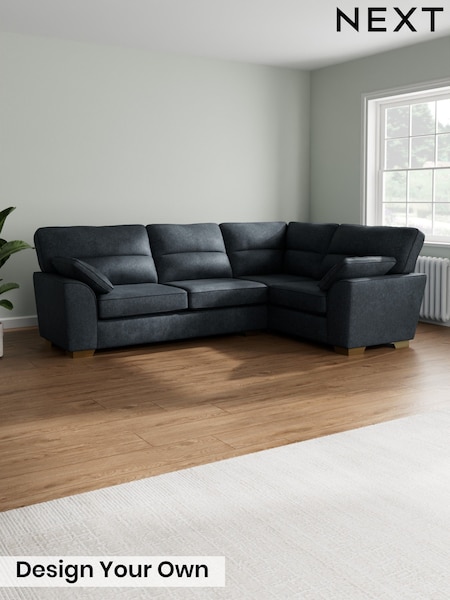 Plush Chenille/Slate Blue Stamford Highback (V32302) | £2,150