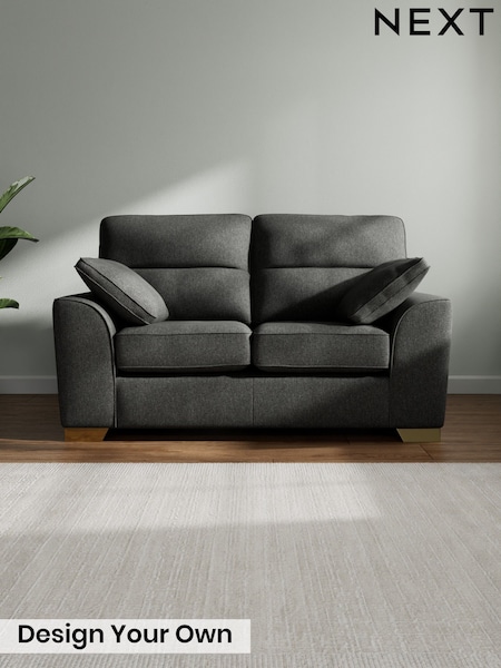 Tweedy Blend Easy Clean/Charcoal Grey Stamford Highback (V32306) | £975