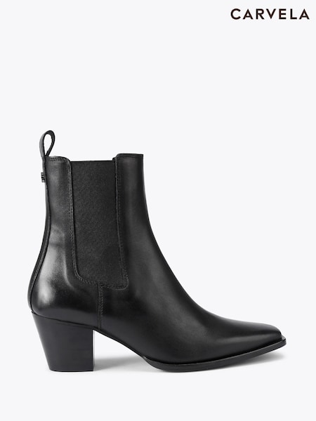 Carvela Black Riva Ankle Boots (V32691) | £219