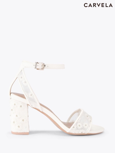 Carvela White Kianni Sandals (V32697) | £129