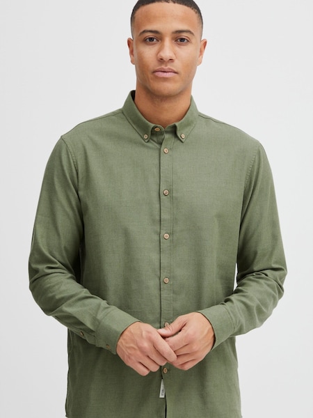 !Solid Green Sdpete Regular Fit Shirt (V32855) | £50