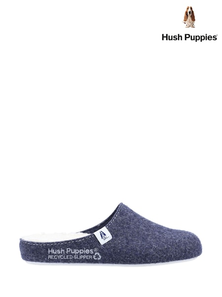 Hush Puppies Blue The Good Slippers (V32860) | £44