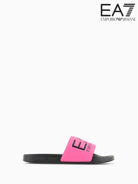 EA7 Pink Logo Sliders (V32884) | £39