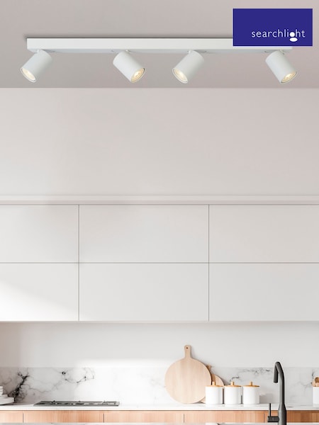 Searchlight Sand White Monnes 4, GU10 Ceiling Light (V32973) | £110