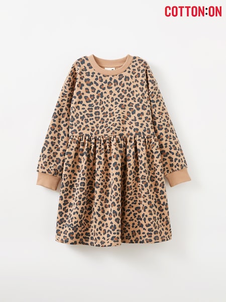 Cotton On Animal Sammy Long Sleeve Dress (V34375) | £15