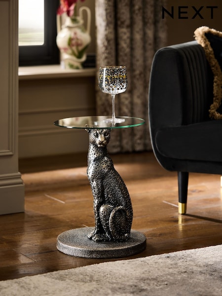 Panther Resin Side Table