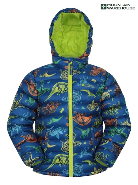 Mountain Warehouse Blue Seasons  Printed Water-Resistant Padded Jacket (V34671) | £32