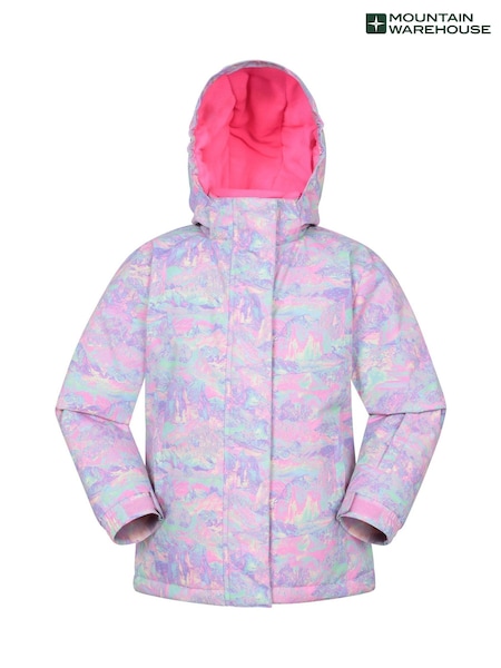 Mountain Warehouse Blue Marl Snowdrop Printed  Ski Jacket (V34808) | £48