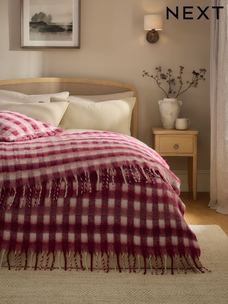 Gingham Cosy Check Throw