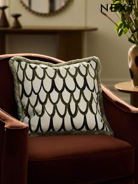 Abstract Green Cushion