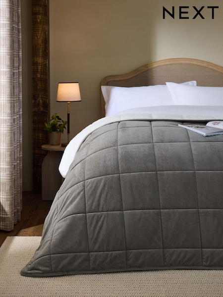 Sherpa Quilted Bedspread