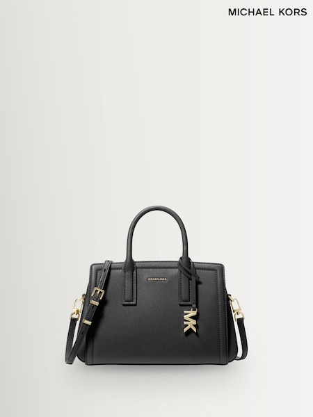 Michael Kors Black Laila Small Satchel Bag (V35127) | £230