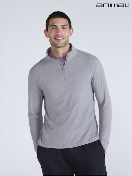 Animal Grey Touchdown Midlayer Fleece (V35279) | £35