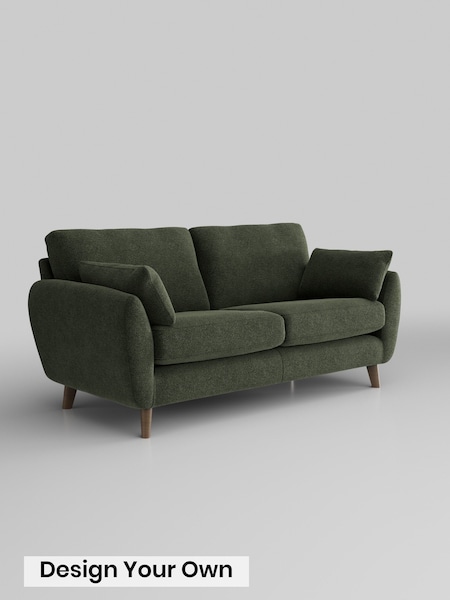 Boucle Chenille/Dark Moss Green Wilson (V35627) | £999