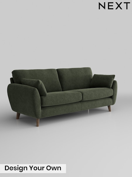 Boucle Chenille/Dark Moss Green Wilson (V35627) | £1,099