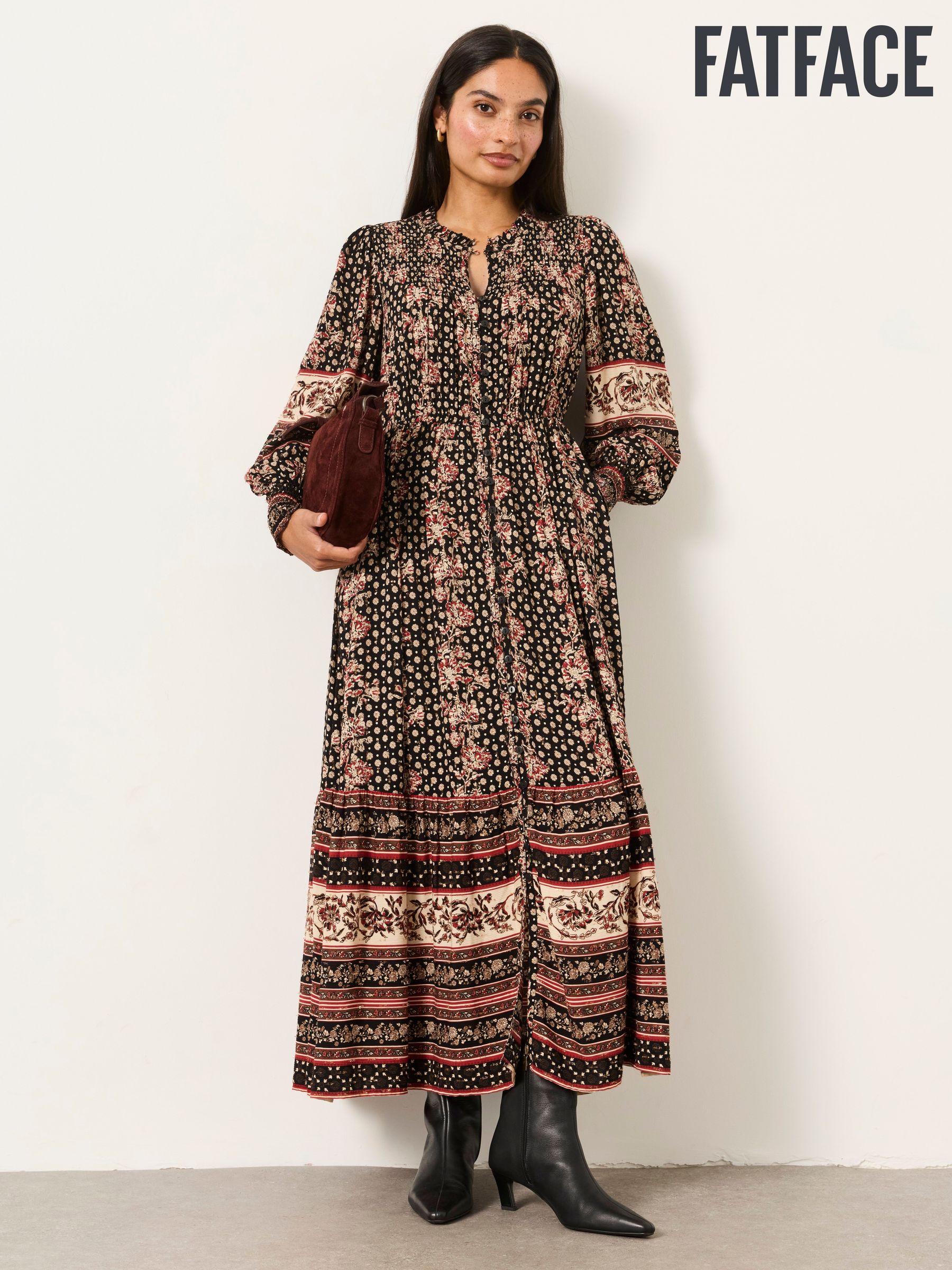 Buy Women's Dresses Maxi Pleated Floral Online | Next UK