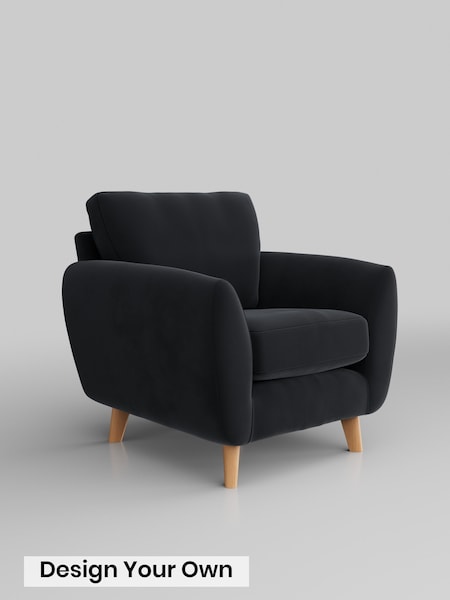 Plush Velvet Easy Clean/Charcoal Grey Wilson (V35711) | £550