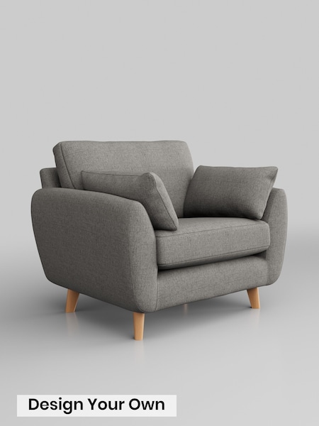 Woven Chenille Easy Clean/Light Grey Wilson (V35767) | £650