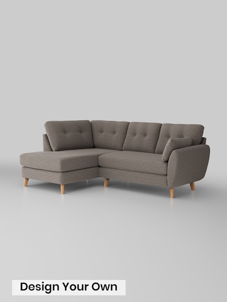 Chunky Chenille/Mink Brown Wilson Buttoned Back (V35787) | £1,675