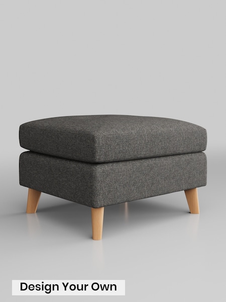 Tweedy Blend Easy Clean/Dark Grey Wilson Buttoned Back (V35851) | £299