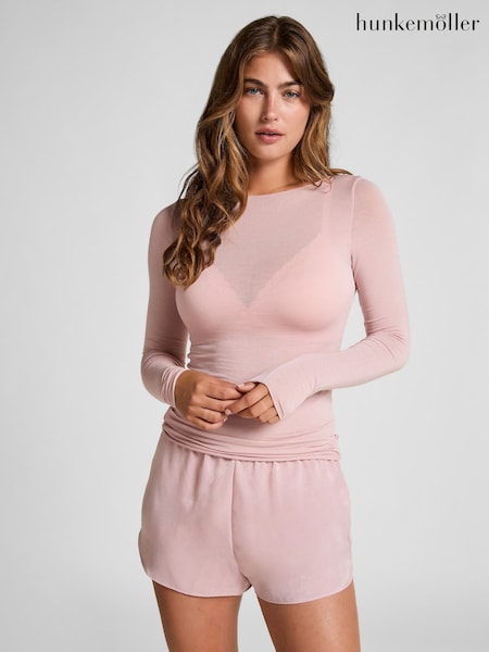 Hunkemoller Supersoft Boatneck Base Layer T-Shirt With Cashmere (V36057) | £27