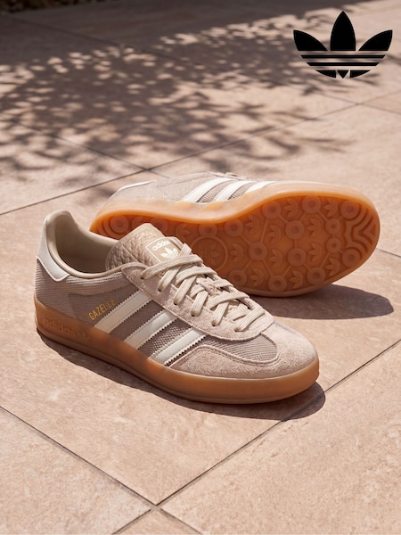 Neutral - Adidas Originals Gazelle Indoor Trainers