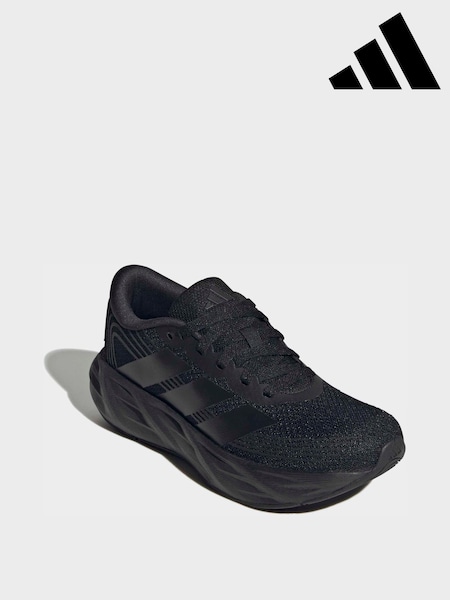 Black - Adidas Galaxy 8 Junior Trainers