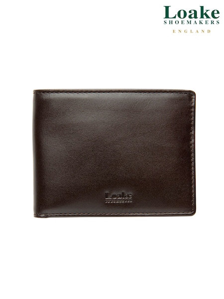 Loake Leather Card Brown Wallet (V36523) | £40