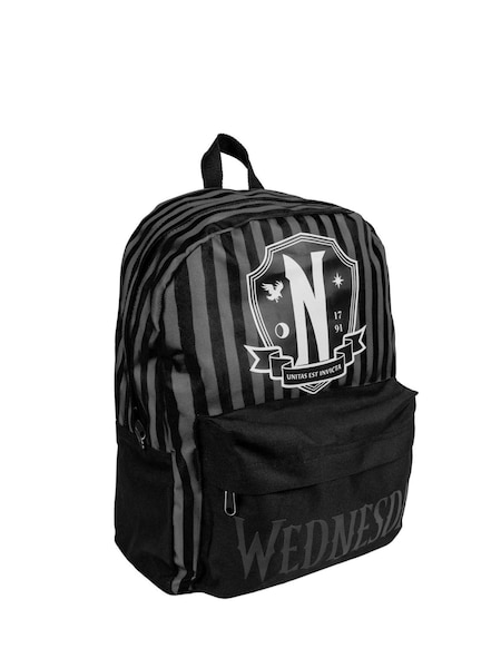 Peers Hardy Wednesday Nethermore Academy Casual Black Backpack (V37136) | £28