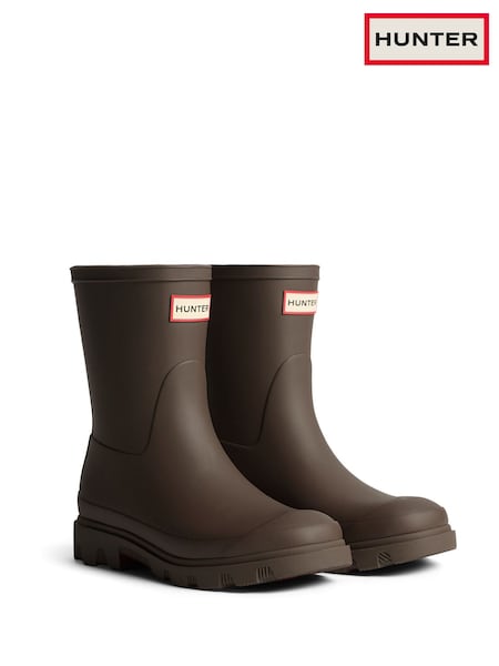 Brown - Hunter Downpour Short Boots