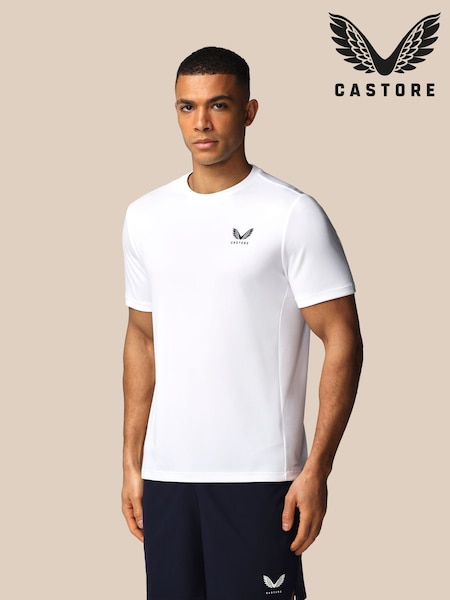 White - Regular Castore Short Sleeve Adapt T-shirt