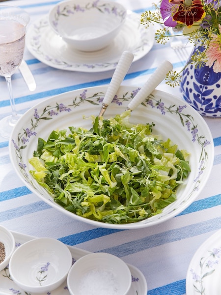 Sophie Conran White Lavandula Large Serving Bowl Bowl (V39167) | £57