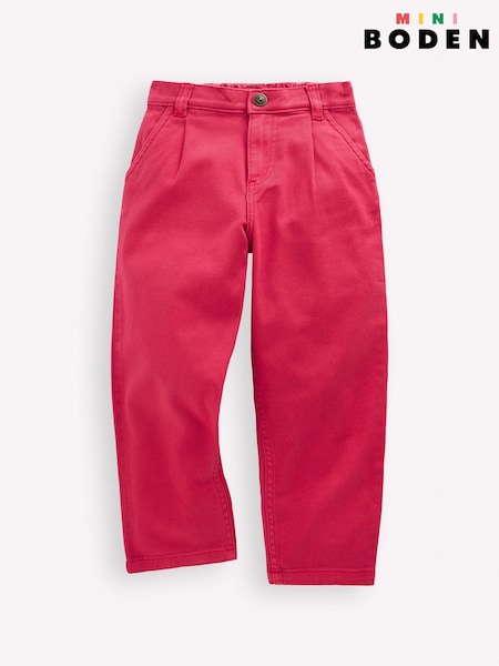 Boden Pink Pleat Patch Pocket Jeans (V39393) | £29 - £35