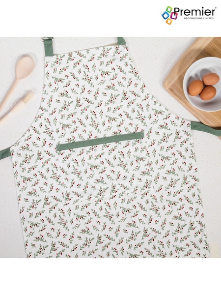 Premier Decorations Ltd Adult Hollyberry Apron (V39776) | £14