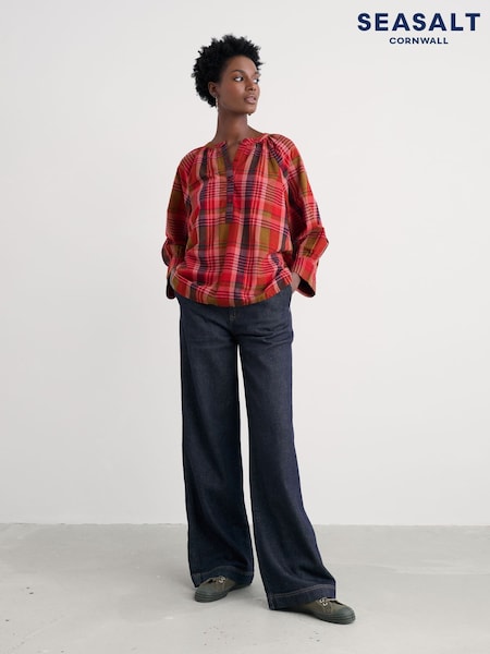 Seasalt Cornwall Pink Moor Grass Shirt (V40064) | £66