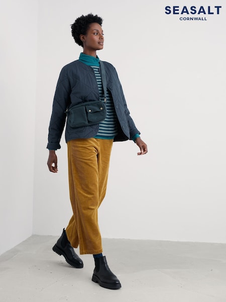 Seasalt Cornwall Blue Swift Barn Jacket (V40071) | £90