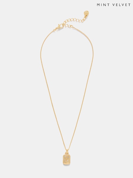 Mint Velvet Gold Plated Star Pendant Necklace (V40301) | £45