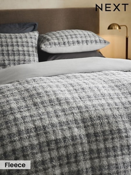 Supersoft Fleece Duvet Cover And Pillowcase Set