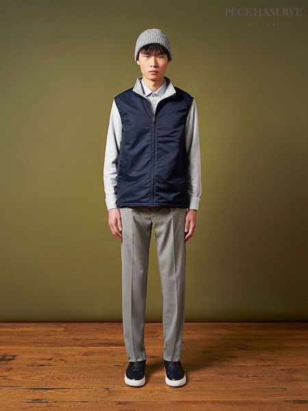 Peckham Rye Blue Light Padded Zip Gilet (V40910) | £100