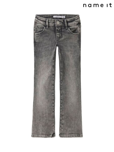 Name It Grey Skinny Flared Jeans (V40979) | £26